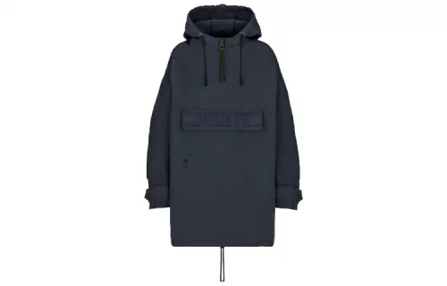 DIOR Quarterly New Products Sweatshirts Women's Blue Hooded Moderate Regular