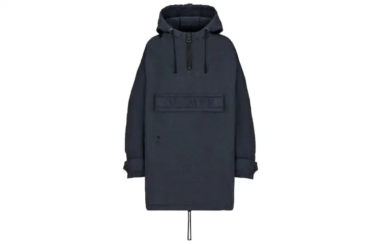DIOR Quarterly New Products Sweatshirts Women's Blue Hooded Moderate Regular