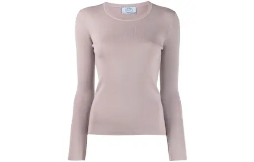 PRADA FW21 Sweater Women's Dark Pink