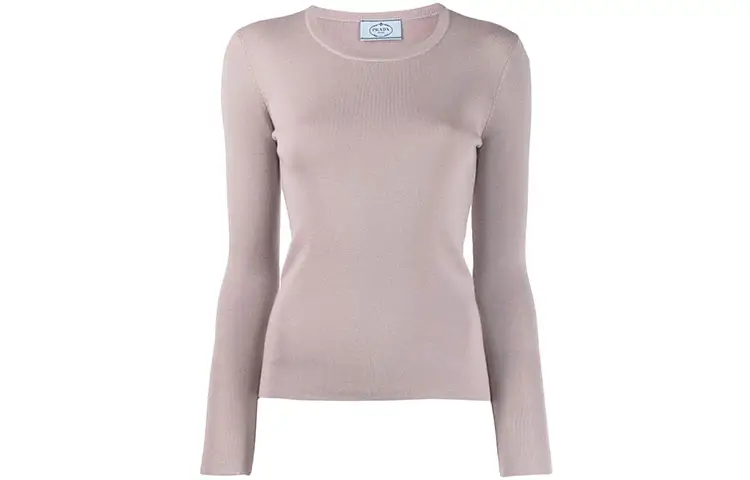 PRADA FW21 Sweater Women's Dark Pink