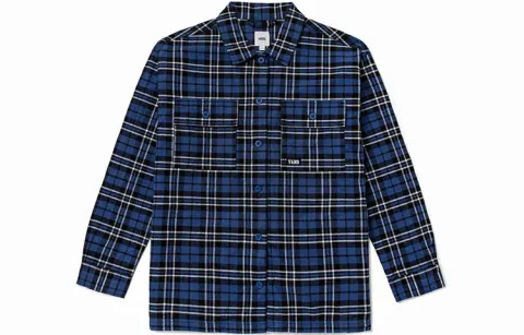 Vans Shirts Women's Blue Lapel Moderate Other