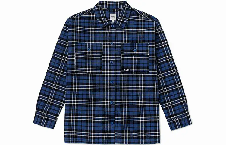 Vans Shirts Women's Blue Lapel Moderate Other