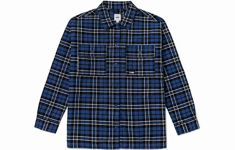 Vans Shirts Women's Blue Lapel Moderate Other