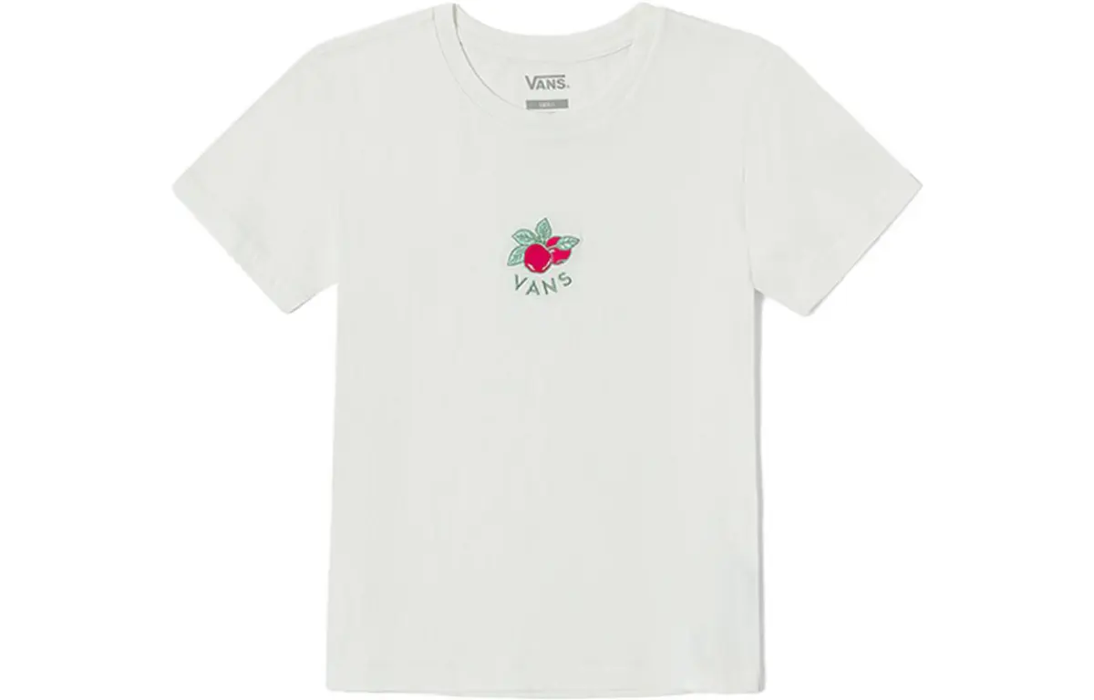 Vans Set in Sleeve T Shirt Women's Ecru