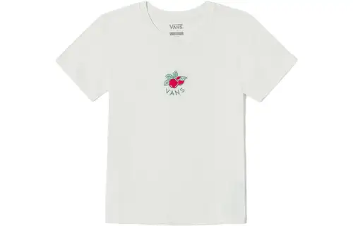 Vans Set in Sleeve T Shirt Women's Ecru