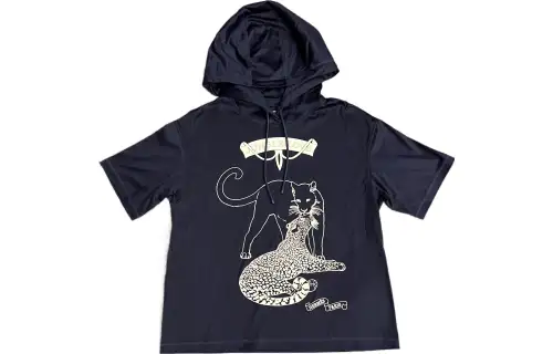 HERMES T Shirt Women's Dark Blue