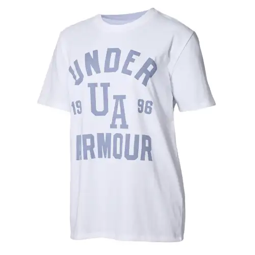 Under Armour Drop Shoulder Sleeve T Shirt Women's White