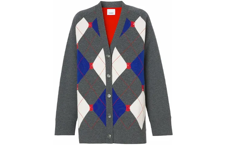 Burberry Cashmere Sweater Women's Gray