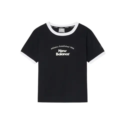 New Balance SLIM FIT1906 T Shirt Women's 19 Black