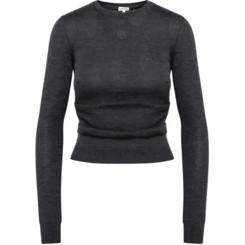 Loewe draped-detailing cardigan