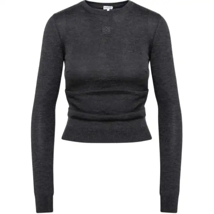 Loewe draped-detailing cardigan