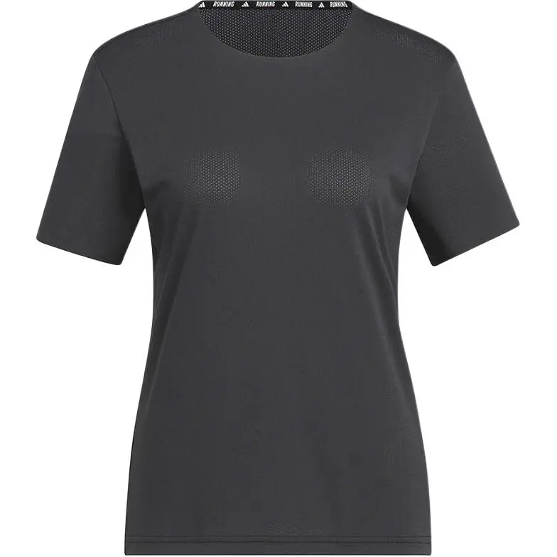 Adidas T-Shirts Women's Black Crew Neck Moderate