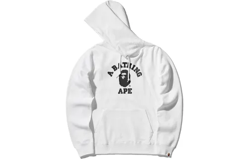 A Bathing Ape logo detail hoodie