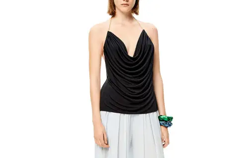 LOEWE Camisoles Women's Black Moderate Other