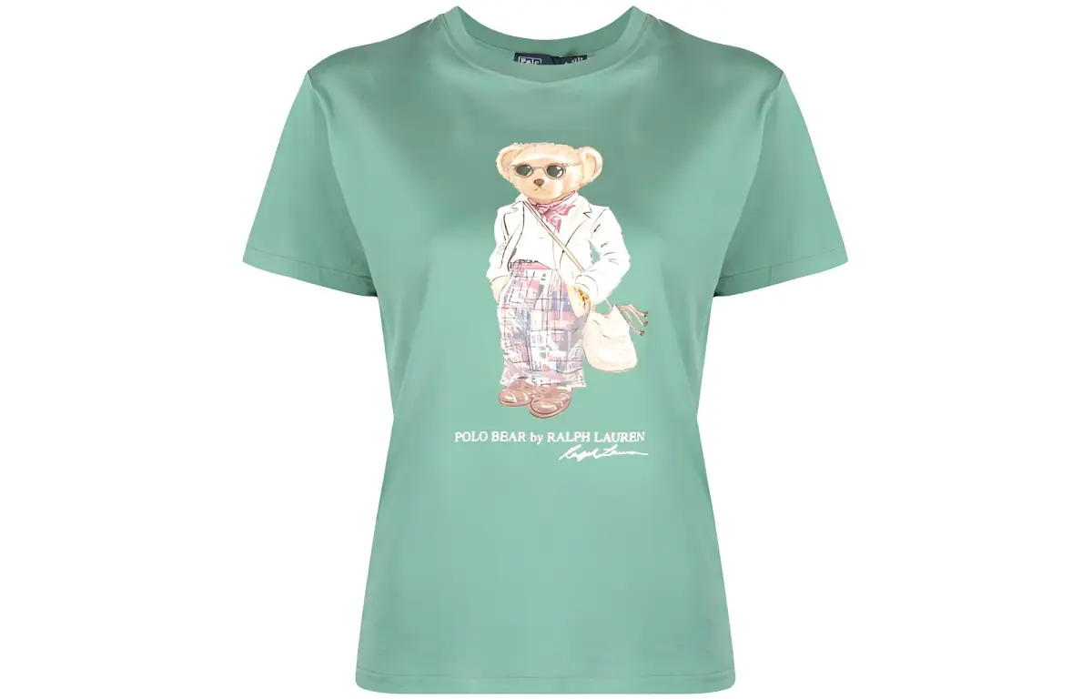 Polo Ralph Lauren Polo Bear T Shirt Women's Green Mixed Shipment