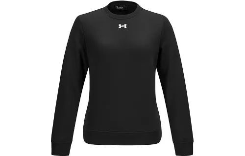 Under Armour Sweatshirts Women's Black Crew Neck Moderate Regular