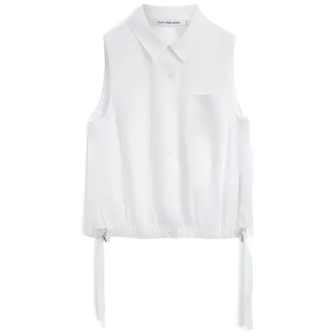 CALVIN KLEIN Shirt Women's Moon White