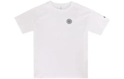 Converse Drop Shoulder Sleeve T Shirt Women's White