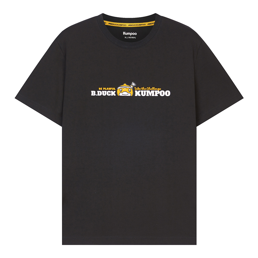 KUMPOO Badminton Jersey Unisex Black