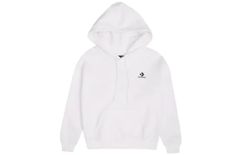 Converse Sweatshirts Women's White Hooded Moderate Regular