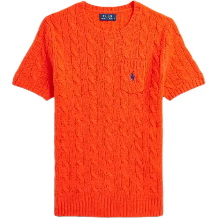 Polo Ralph Lauren FW24 Sweater Slim Fit Women's Nightfall Orange
