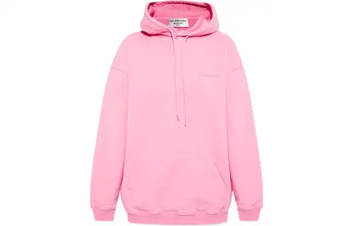 Balenciaga SS22 Sweatshirt Loose Fit Women's Pink