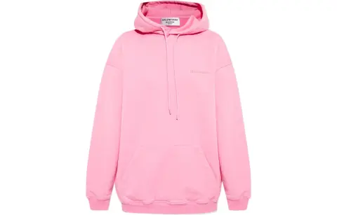 Balenciaga SS22 Sweatshirt Loose Fit Women's Pink