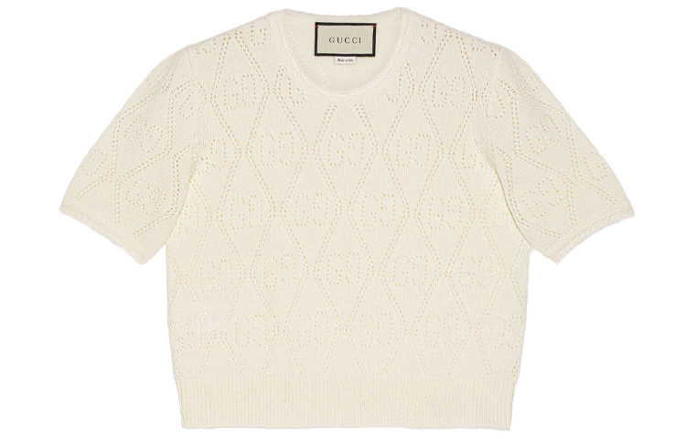 GUCCI SS21 Knitwear Women's Ivory White