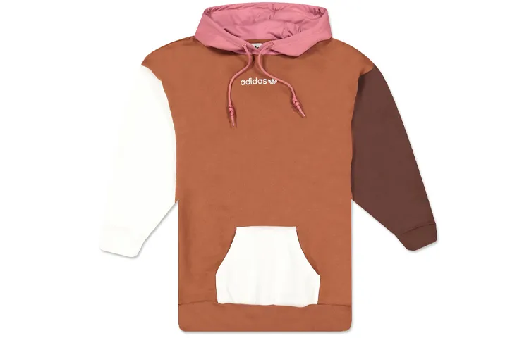 Adidas Originals Hooded Dress Sweatshirt Women's Rosewood Brown