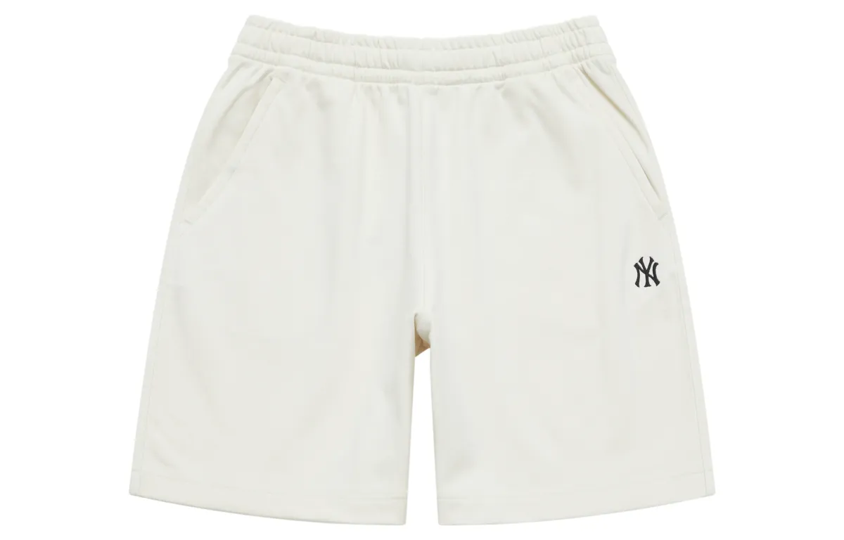MLB New York Yankees Basic Collection SS25 Casual Shorts Unisex Cream