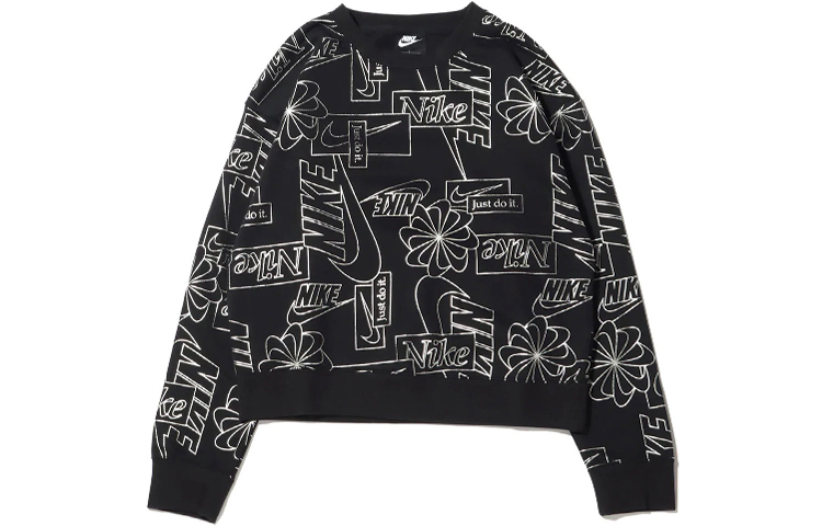Женский свитшот Nike Sportswear Icon Clash (черный)