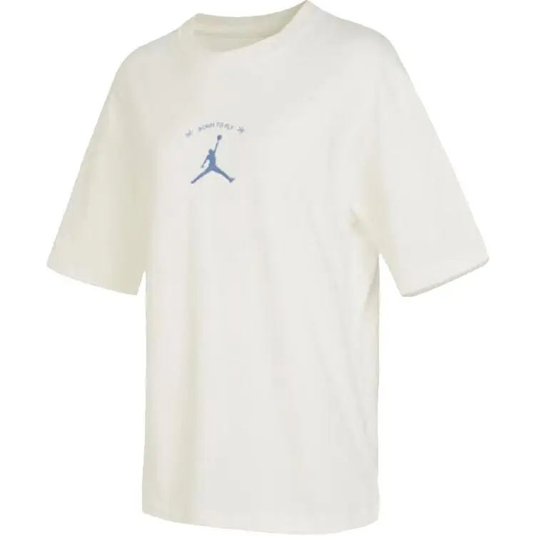 Jordan AS WJESSEN Drop Shoulder Sleeve T Shirt Women's Beige