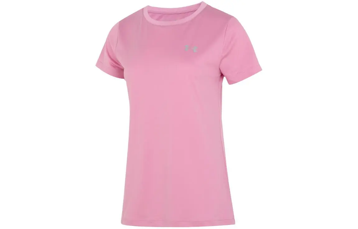 Under Armour Raglan Sleeve Short Sleeved T Shirts Women's Bright Pink