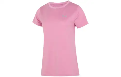 Under Armour Raglan Sleeve Short Sleeved T Shirts Women's Bright Pink