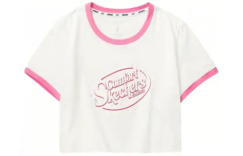 Skechers T Shirt Women's Marshmallow White