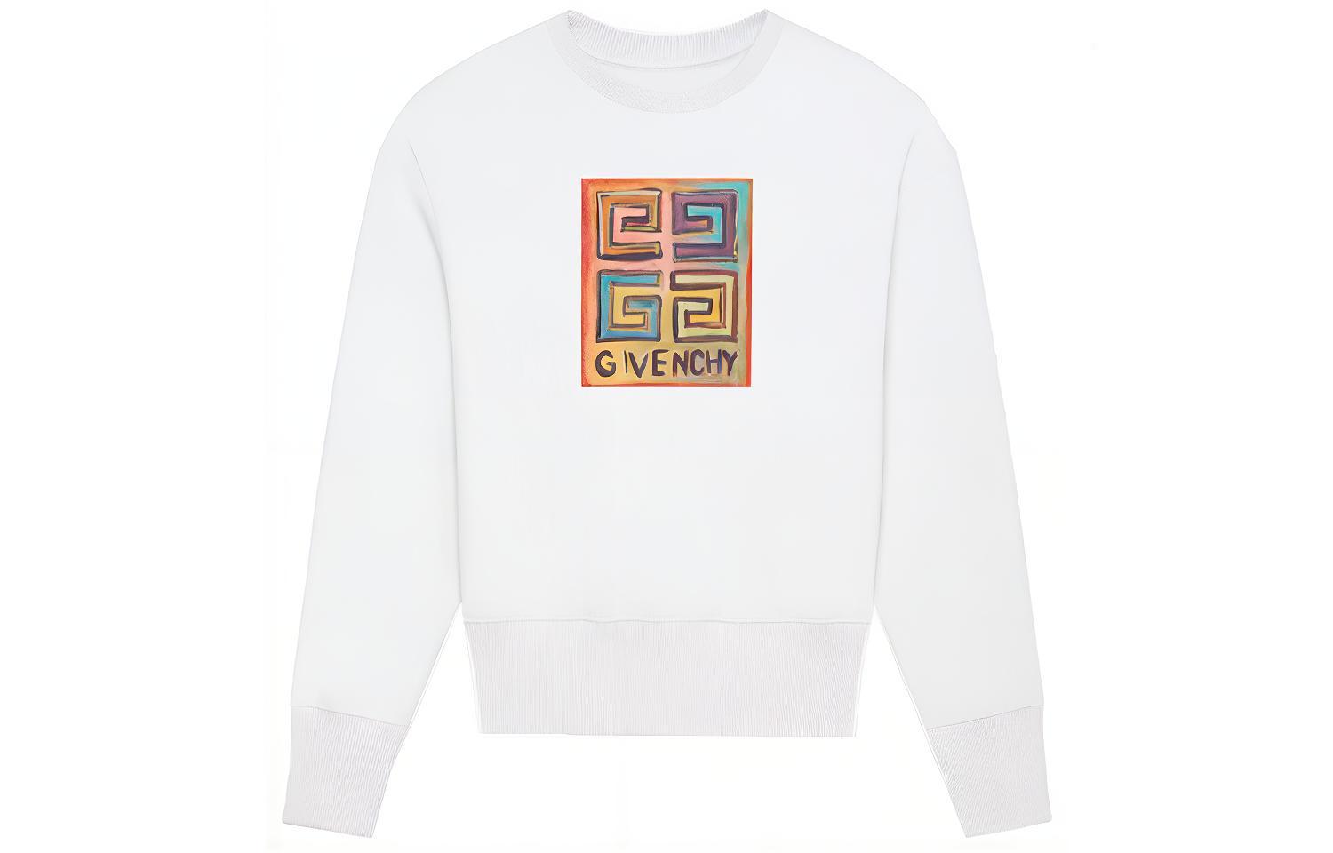 Женское худи Givenchy x Josh Smith (белое)
