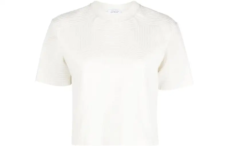OFF-WHITE printed cotton T-shirt
