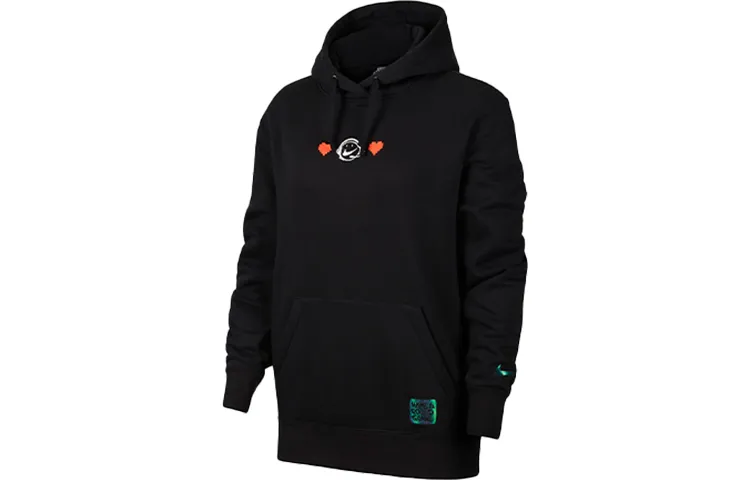 Nike Sweatshirts Women's Black Hooded (Non-detachable) Moderate Other