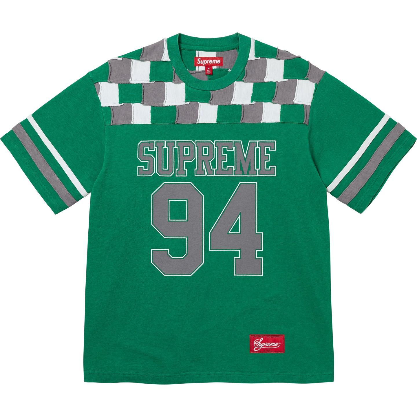 Supreme Patchwork Yoke Football T-shirt