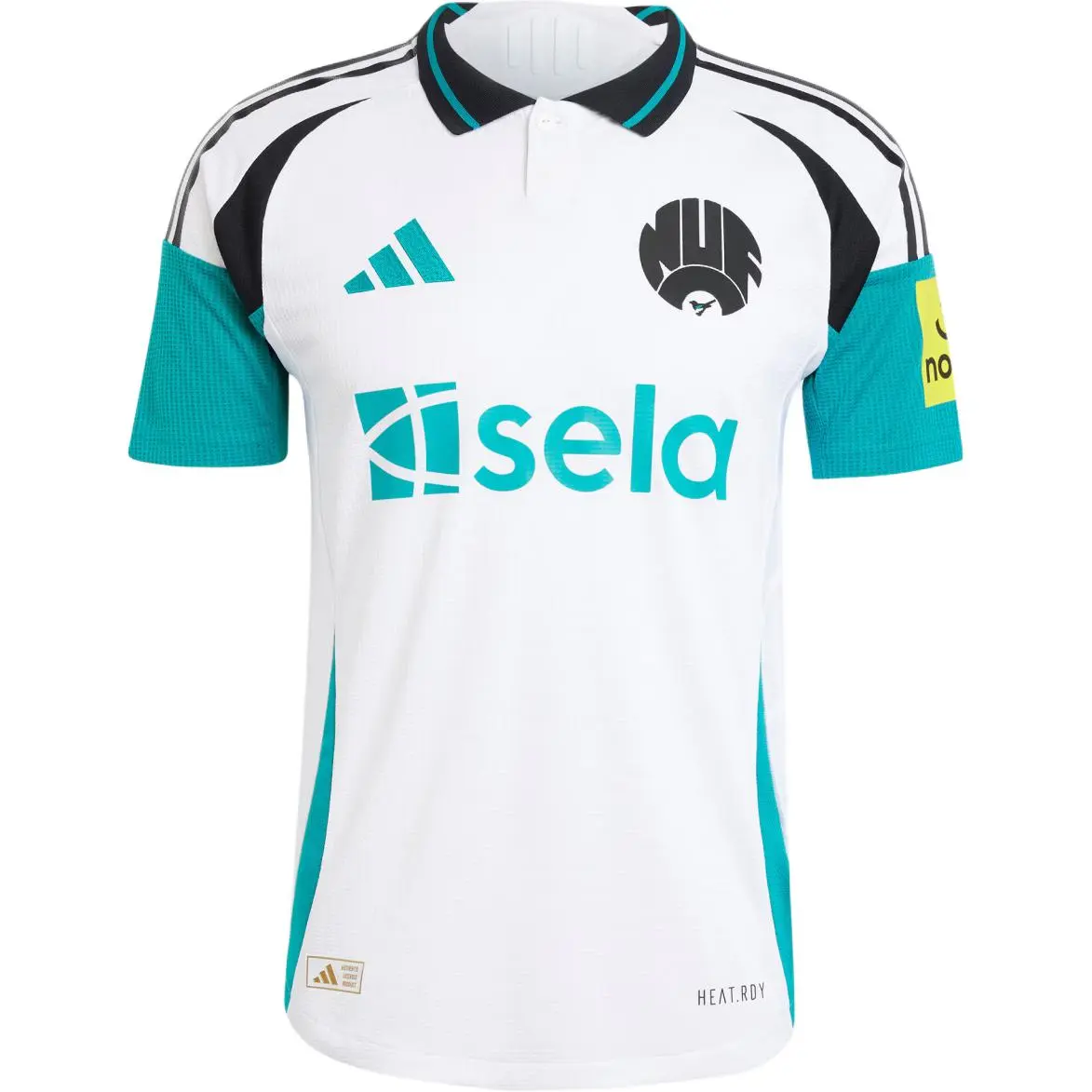 Adidas Newcastle United Retro Soccer Jerseys Player Edition Men's White Green