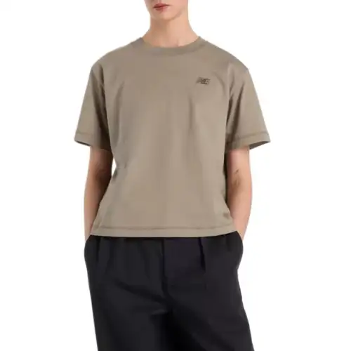 New Balance Regular T Shirt Women's Brown DOK