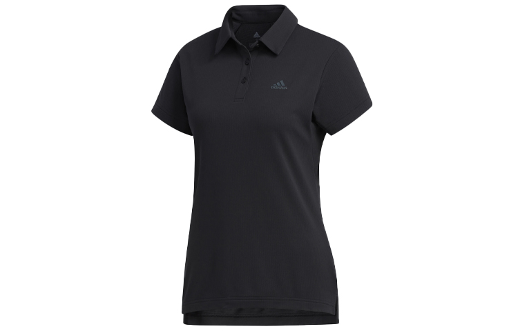 Женская футболка adidas Polo (черная) — фото 1