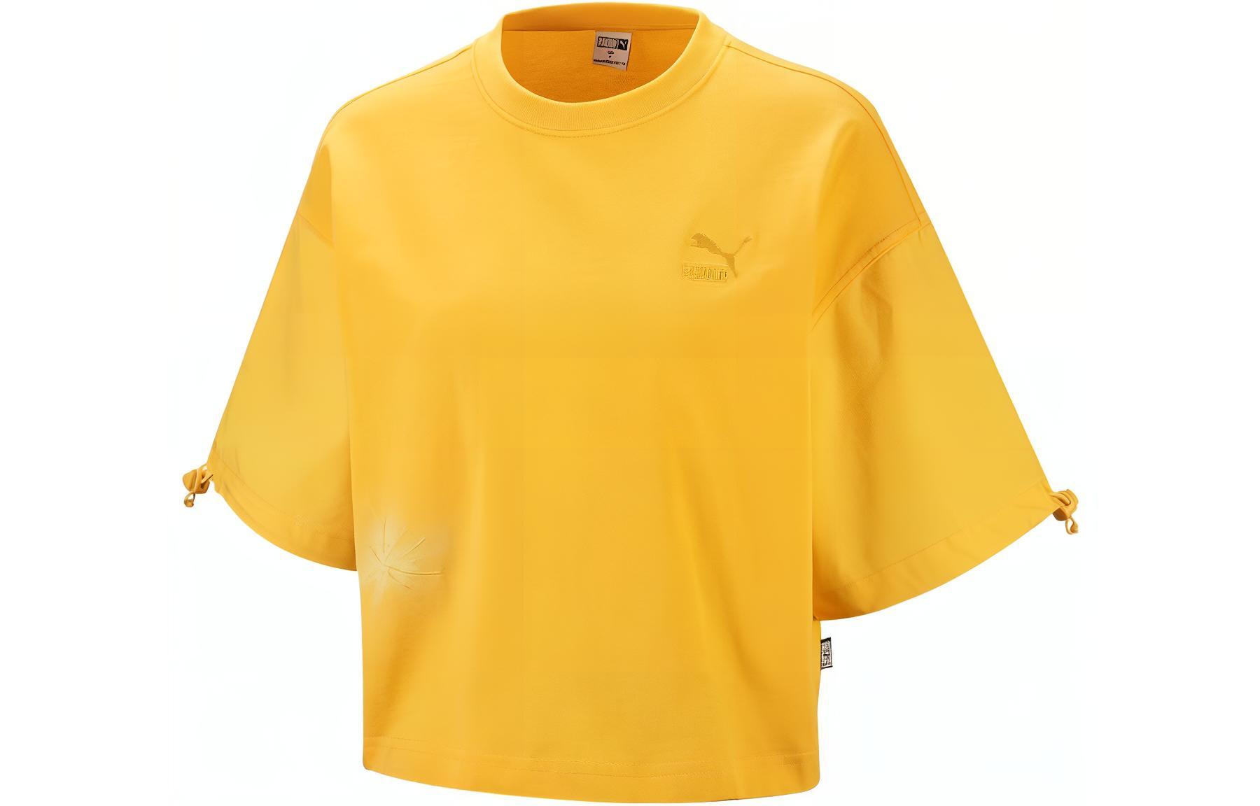 Женская футболка PUMA SS23 Chinese Culture (горчичная)