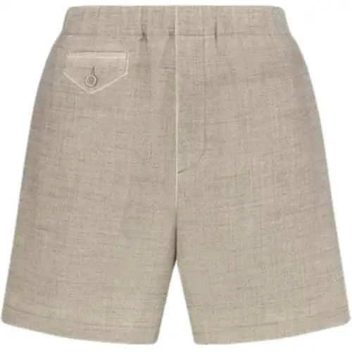 DIOR SS25 Summer Men's Clothing Collection Casual Shorts Men's Beige