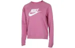 Nike Sweatshirts Women's Pink Crew Neck Moderate Regular