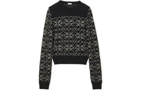 LOEWE SS22 Cashmere Sweater Women's Black
