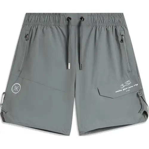 Li Ning Casual Shorts Men's Shadow Gray