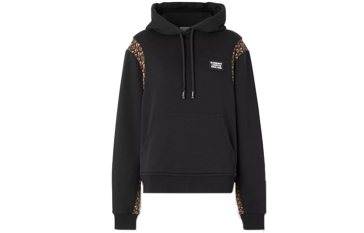 Женское худи Burberry Loose Fit (черное)