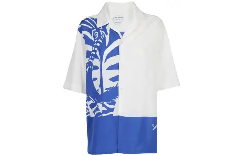 Bottega Veneta Zebra Short Sleeve Shirt