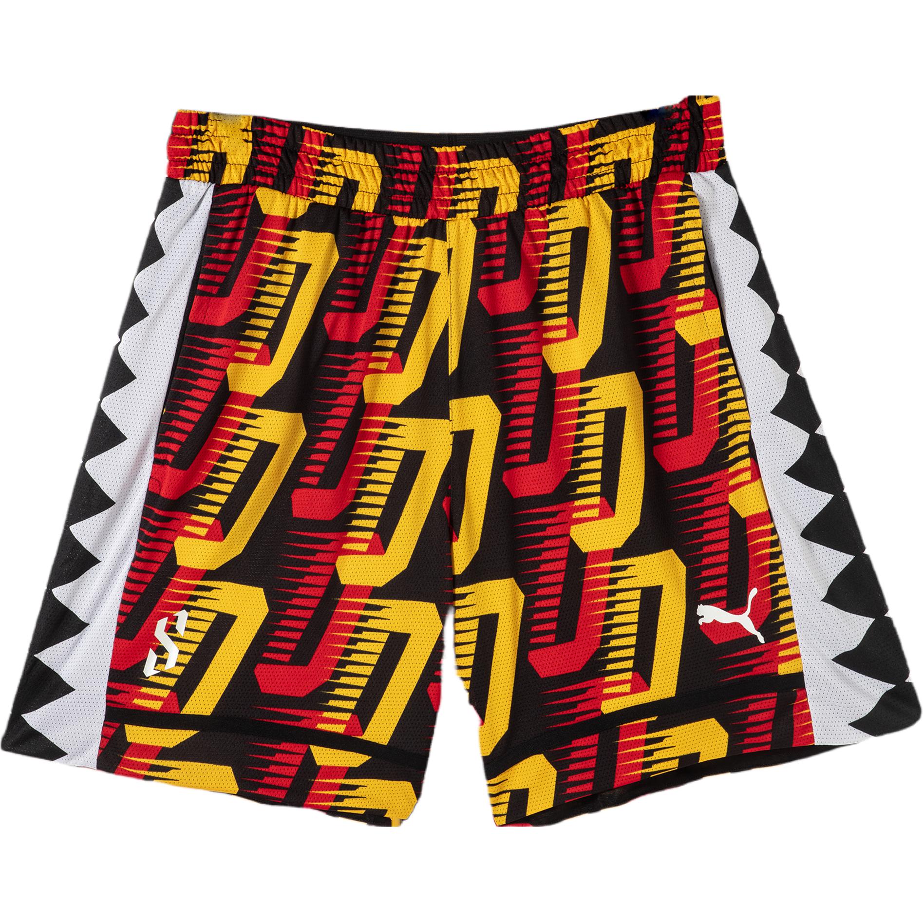 PUMA Short De Basquetbol Con Estampado Integral Para Hombre Scoot All Jaws